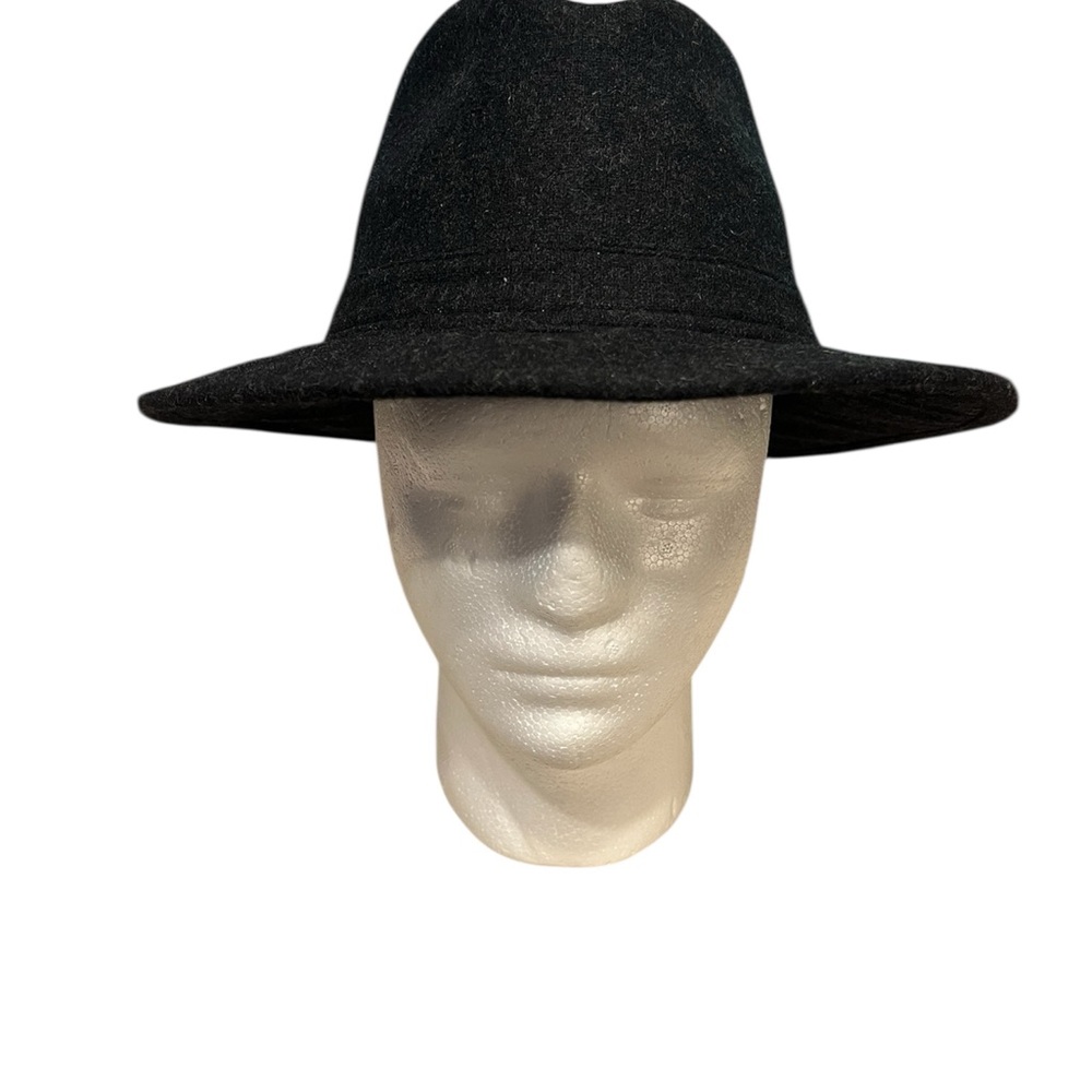 Classic Black Highland Outfitters Brand Fedora Hat